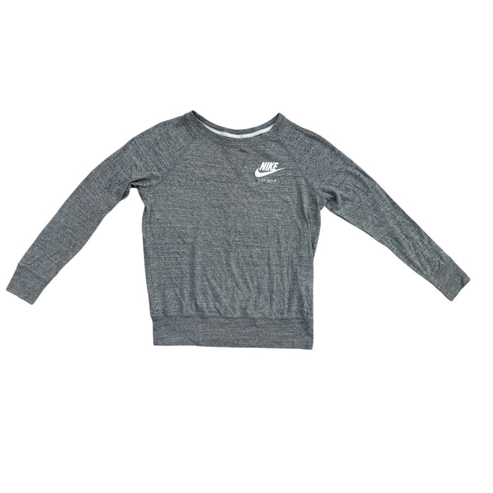 Nike Sportswear Women's Heathered Gray Short Sleeve T-Shirt Size M